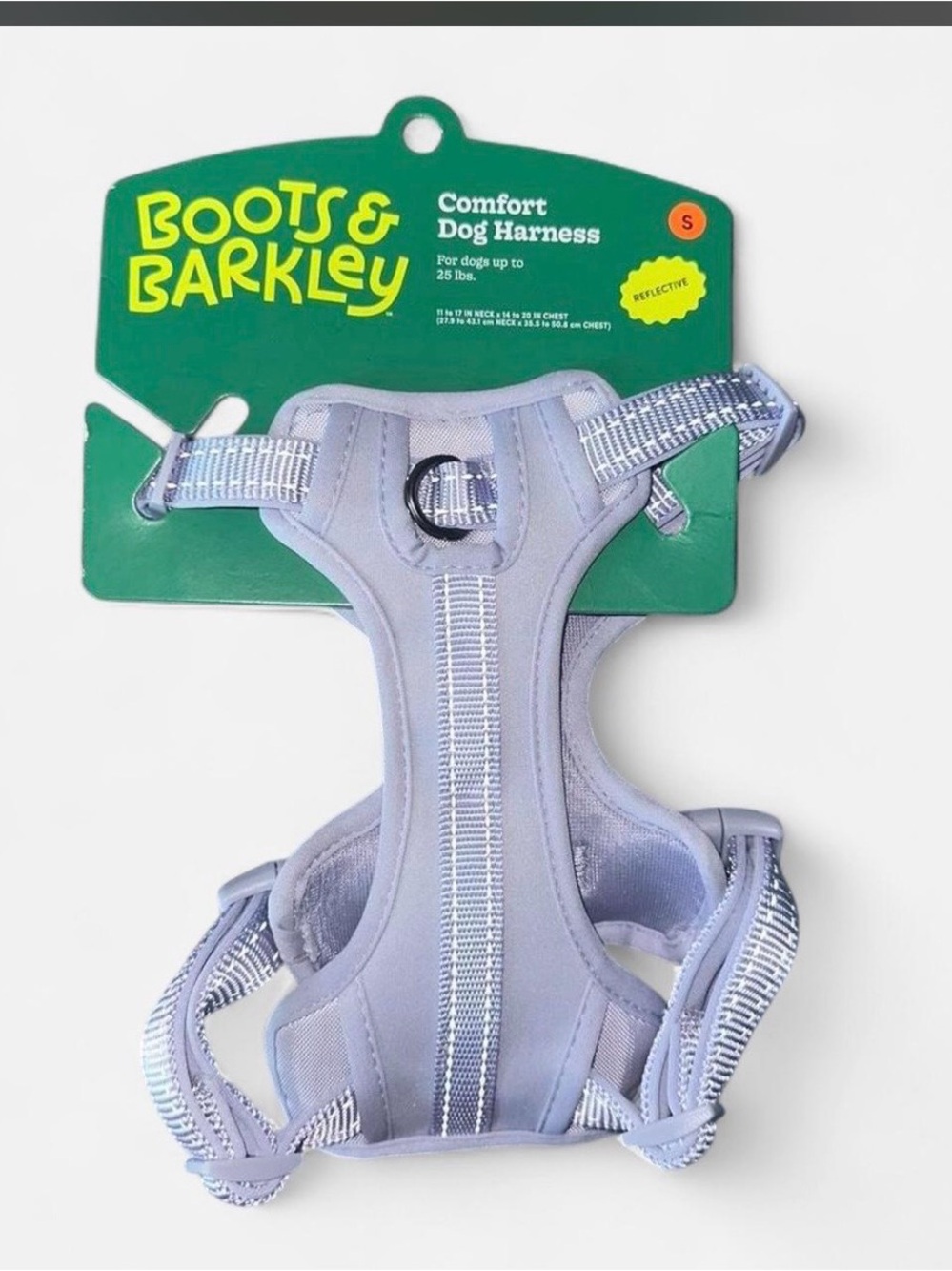 Boots & Barkley Reflective Comfort Dog Harness - Light Lavender